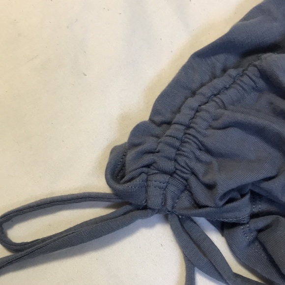 ruched hollister top in blue !! - Picture 3 of 4